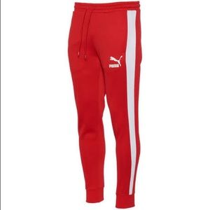Puma| Iconic T7 Men's Track Pants, High Risk Red